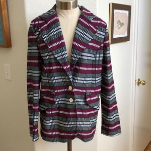 Vintage Plaid Blazer